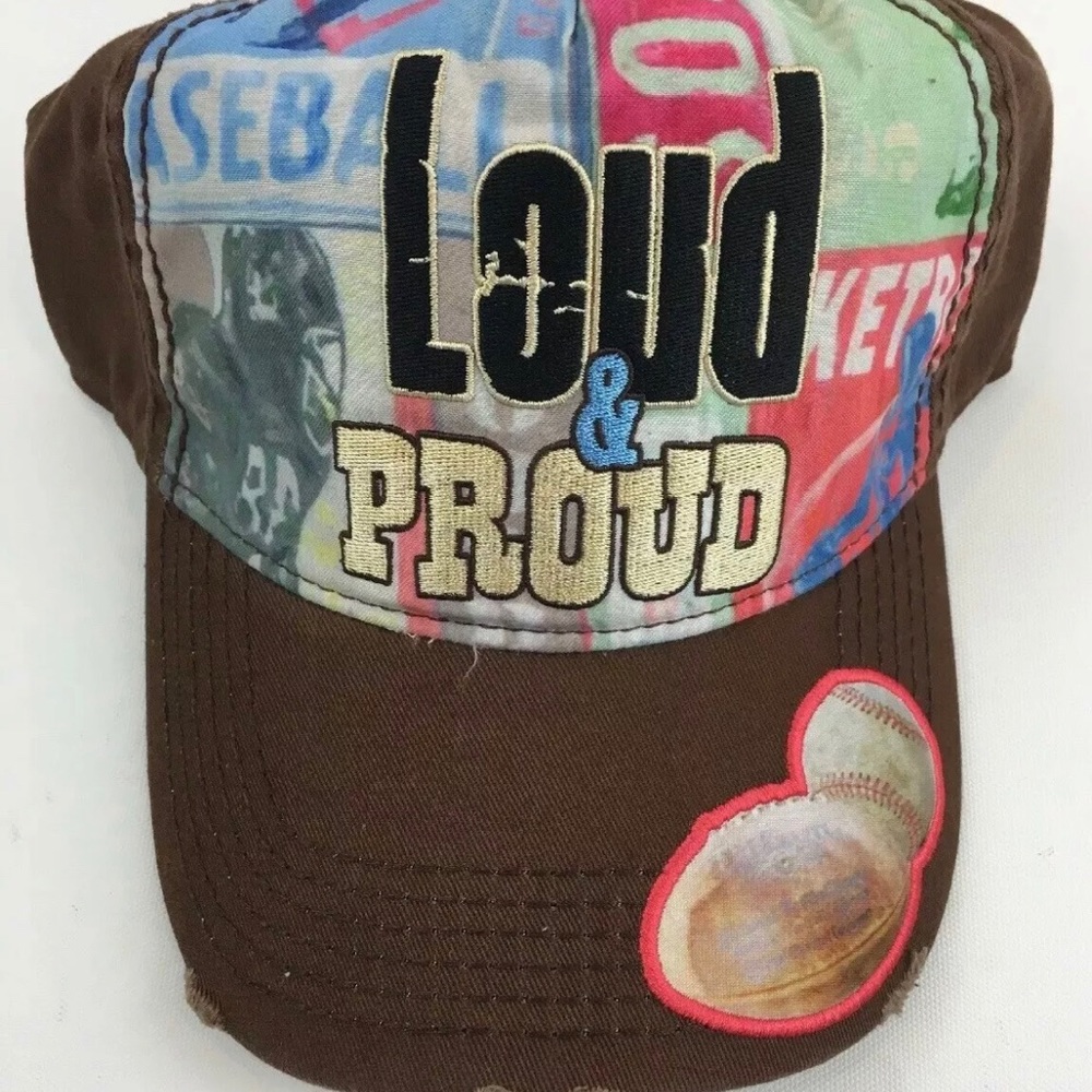 Loud and Proud Game Day Shabby Chic Trucker Hat